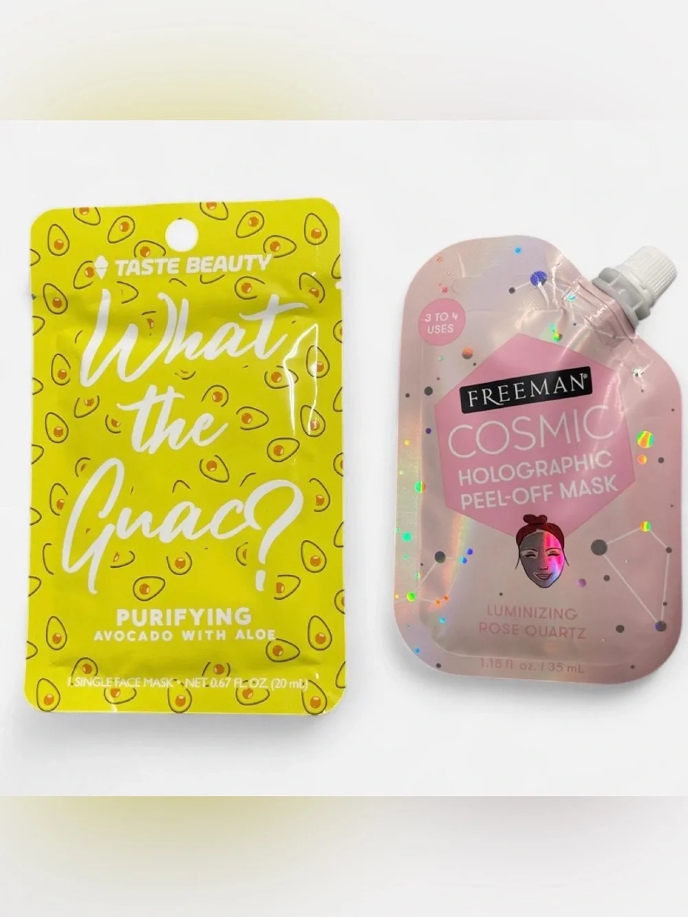 Cosmic Holographic Peel-Off Mask - Luminizing Rose Quartz (Pink)